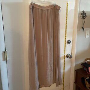Mauve maxi skirt
